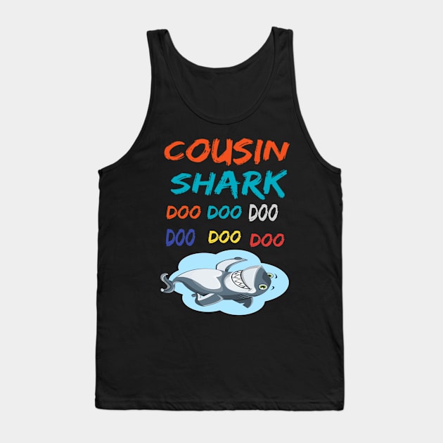 Shirt Shark Cousin doo doo doo Tank Top by rami99